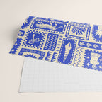 Vintage tropical summer patchwork tapestry pattern Wrapping Paper Gallery Image 2