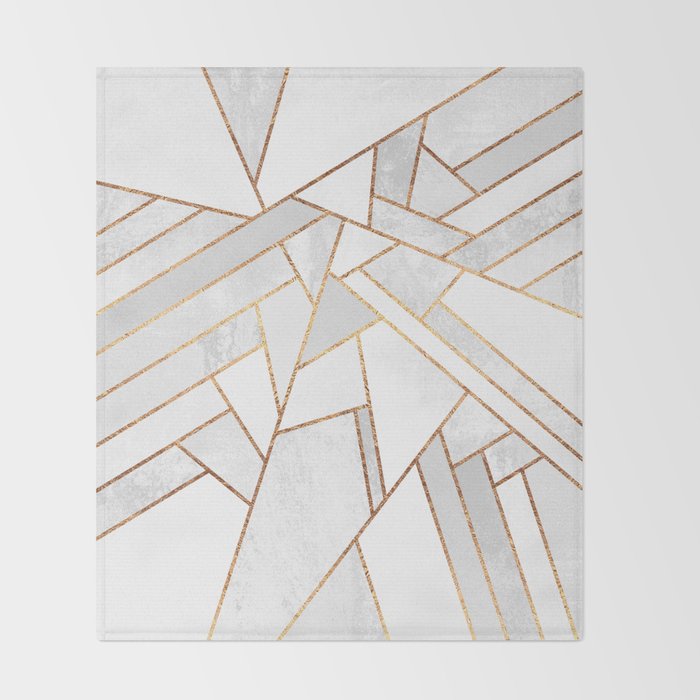 White Night Throw Blanket Gallery Image 2