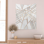 White Night Wall Tapestry Gallery Image 2