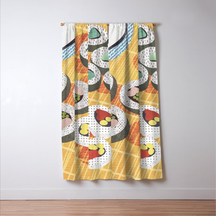 Sushi Window Curtain Gallery Image 3