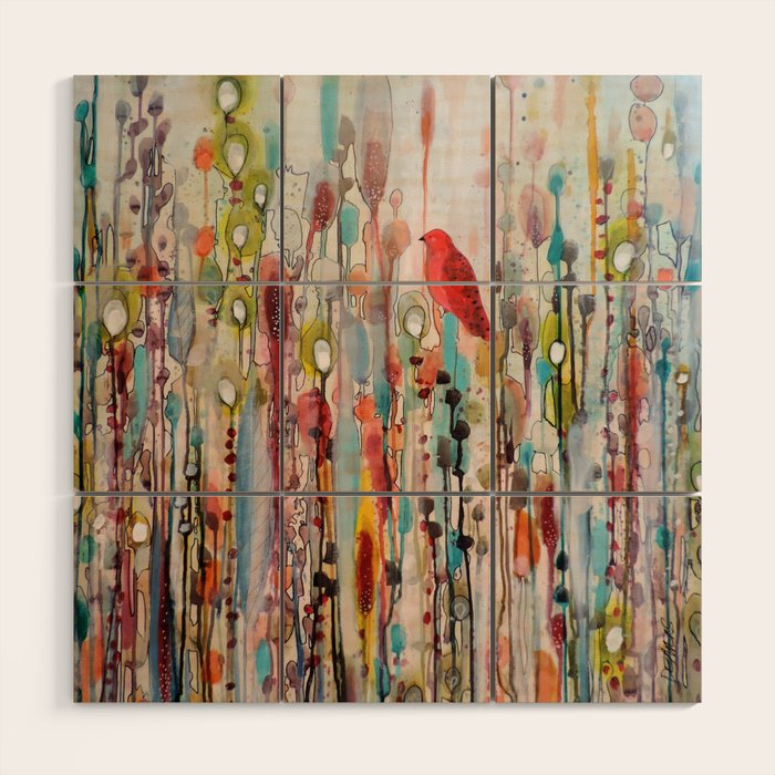 la vie comme un passage Wood Wall Art Gallery Image 1