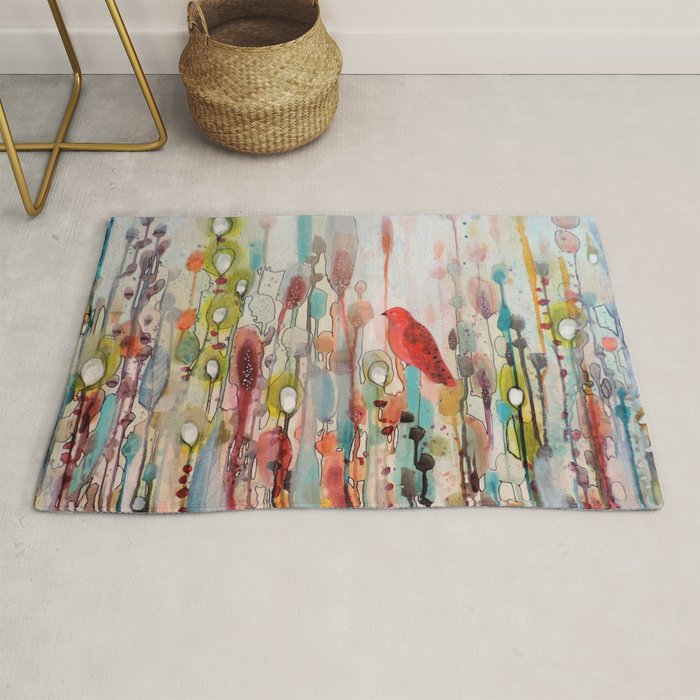 la vie comme un passage Rug Gallery Image 1
