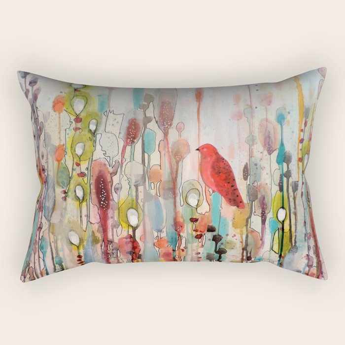 la vie comme un passage Rectangular Pillow Gallery Image 1
