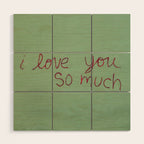 I love you so much Wood Wall Art Gallery Image 1