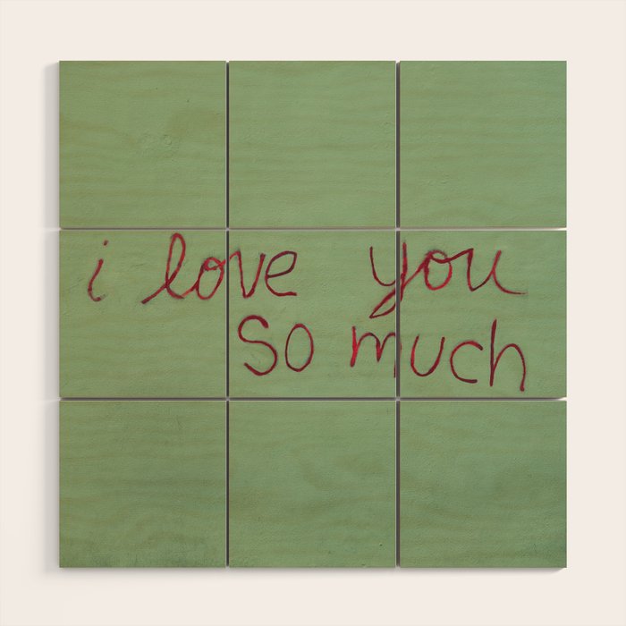 I love you so much Wood Wall Art Gallery Image 1
