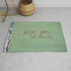 I love you so much Rug Gallery Image 1