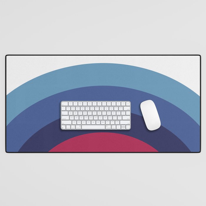 Retro Sunset Wave Vibes Desk Mat Gallery Image 1