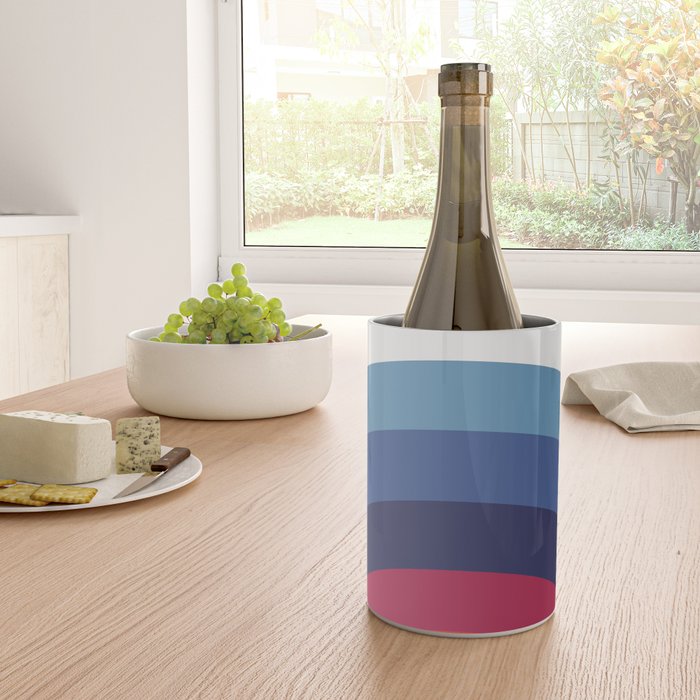 Retro Sunset Wave Vibes Wine Chiller Gallery Image 4