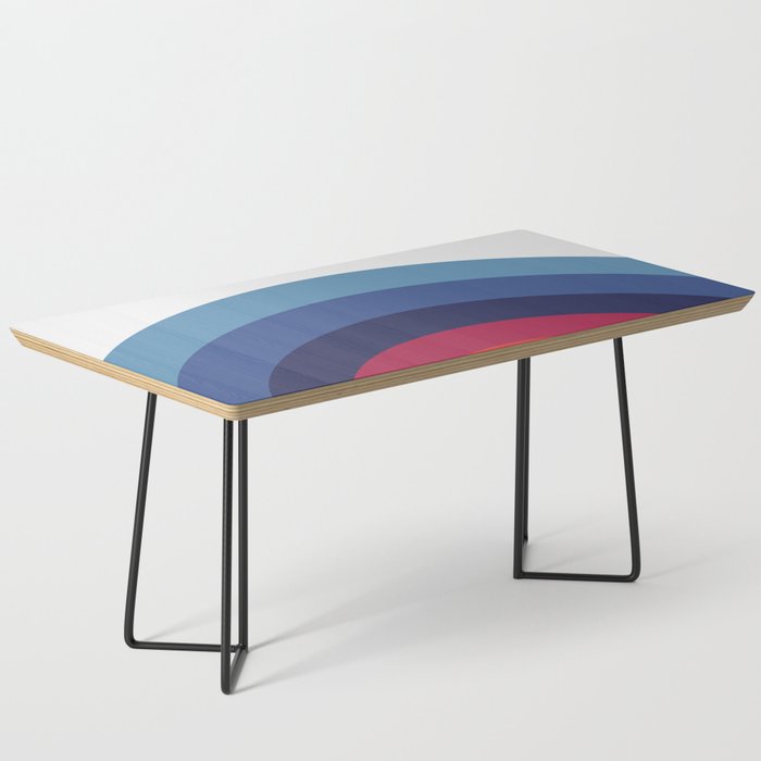 Retro Sunset Wave Vibes Coffee Table Gallery Image 1