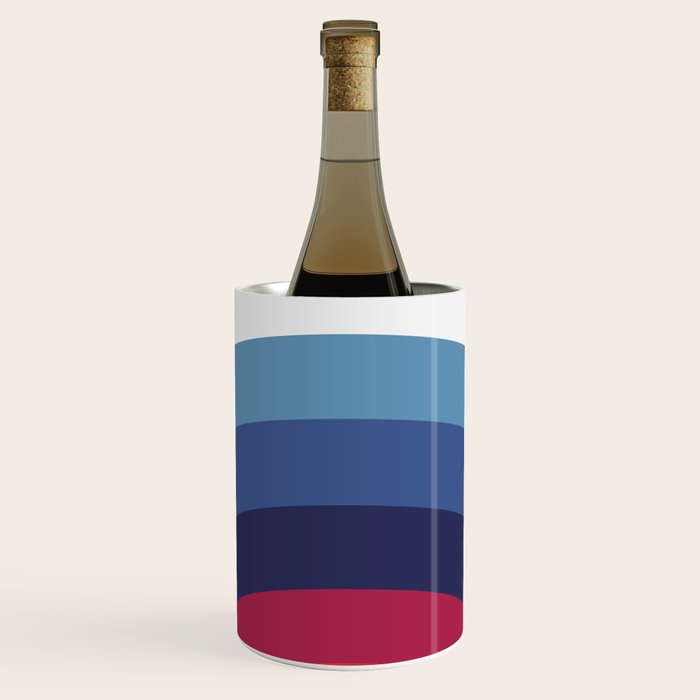 Retro Sunset Wave Vibes Wine Chiller Gallery Image 1