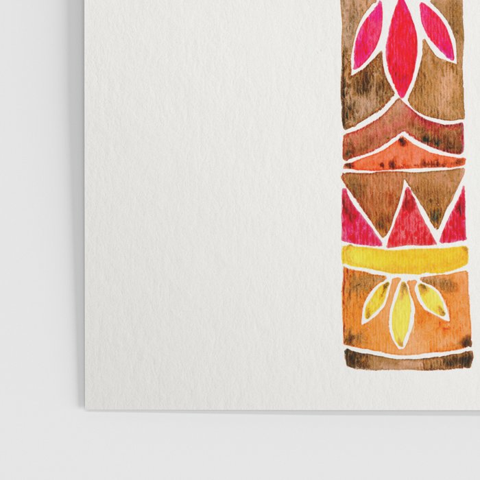 Giraffes - Fiery Palette Poster Gallery Image 3