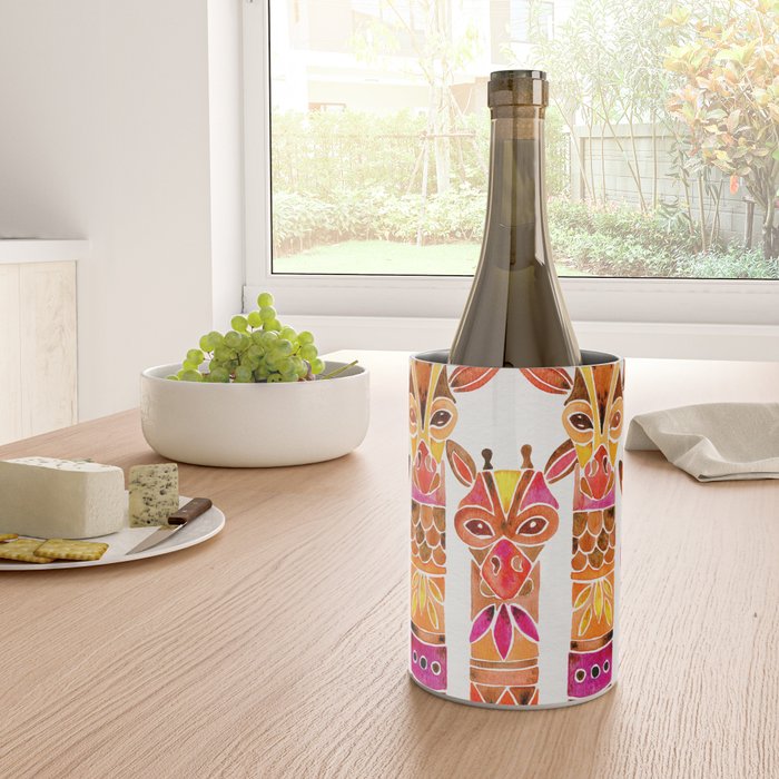 Giraffes - Fiery Palette Wine Chiller Gallery Image 4