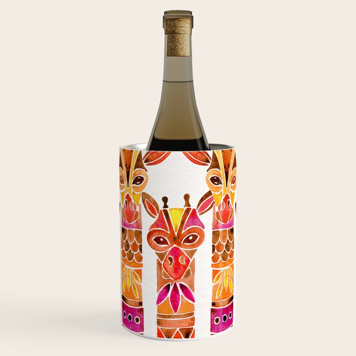 Giraffes - Fiery Palette Wine Chiller Gallery Image 1