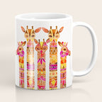 Giraffes - Fiery Palette Coffee Mug Gallery Image 1