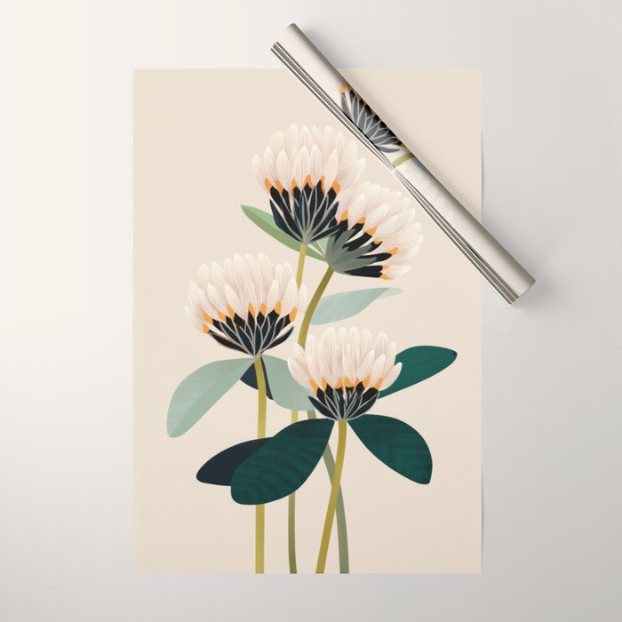 Soft Botanica Wrapping Paper Gallery Image 1