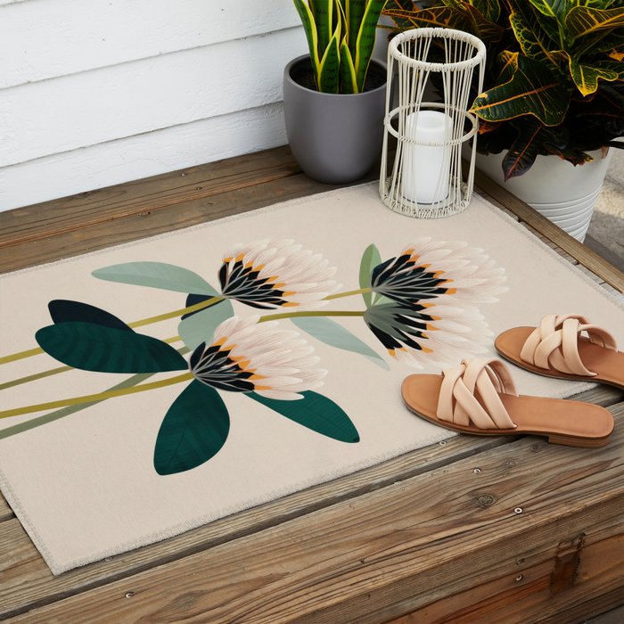 Soft Botanica Outdoor Rug Gallery Image 2