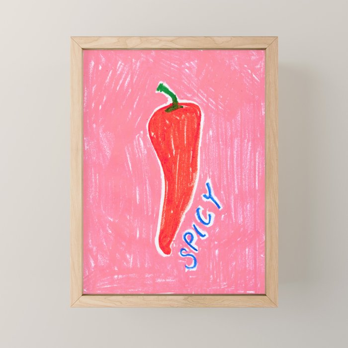 Chilli Pepper Mini Art Print Gallery Image 1