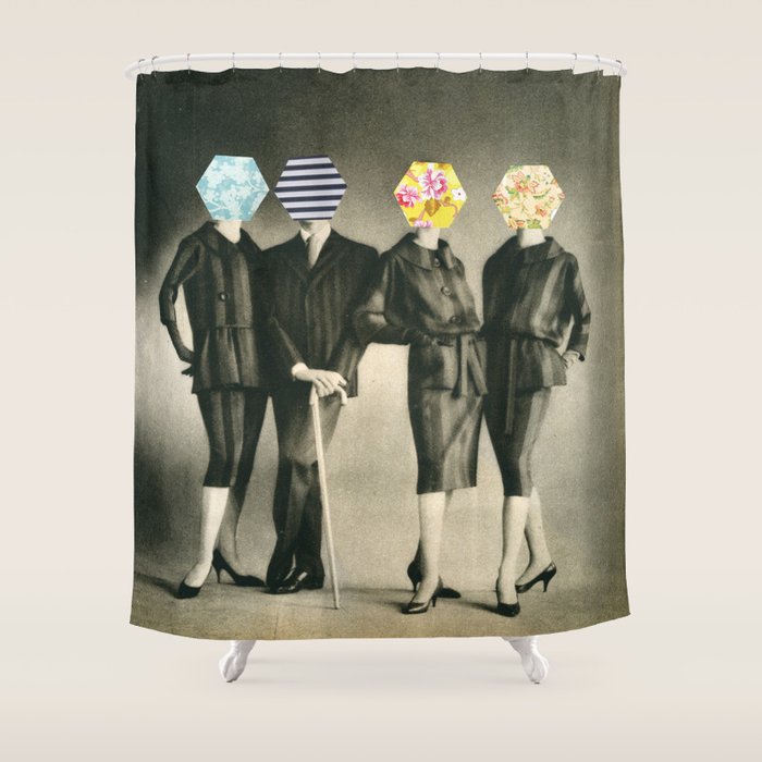 Modern Fashion Shower Curtain Gallery Image 1