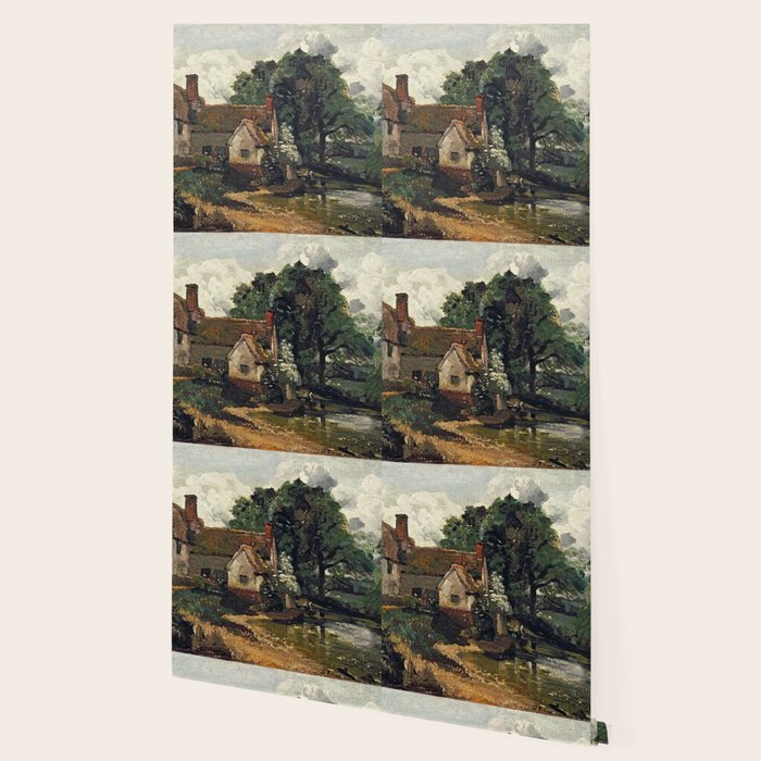 Vintage painting of a house by John Constable Wallpaper Gallery Image 2