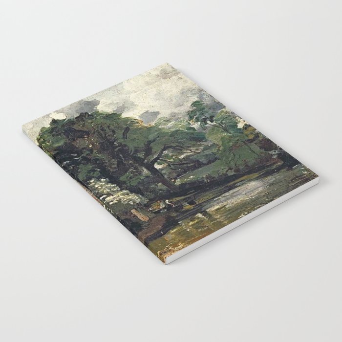 Vintage painting of a house by John Constable Notebook Gallery Image 2