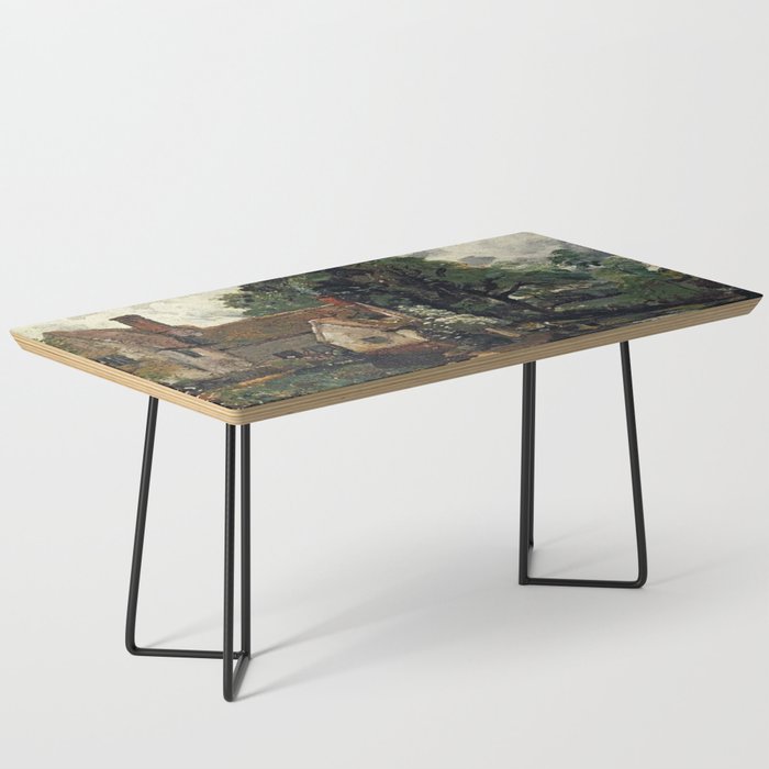 Vintage painting of a house by John Constable Coffee Table Gallery Image 1