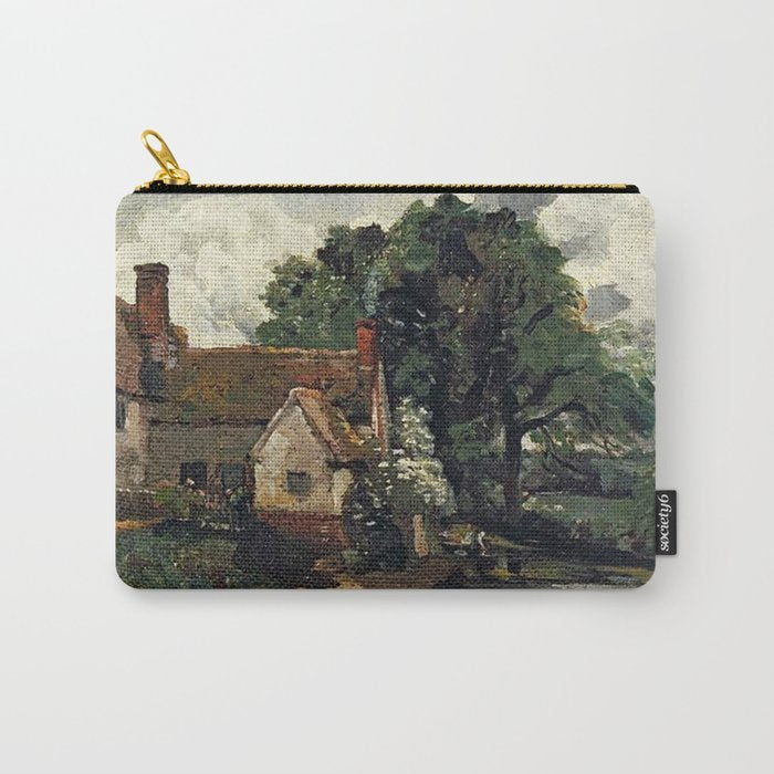 Vintage painting of a house by John Constable Carry All Pouch Gallery Image 1
