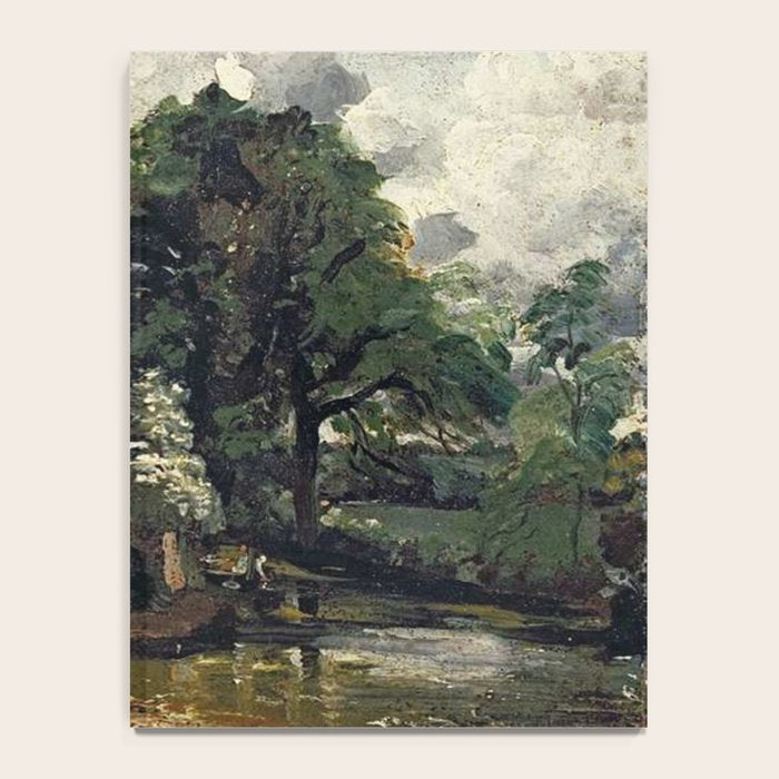 Vintage painting of a house by John Constable Notebook Gallery Image 4