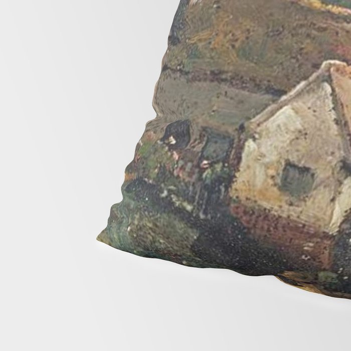 Vintage painting of a house by John Constable Pillow Sham Gallery Image 4