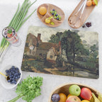 Vintage painting of a house by John Constable Cutting Board Gallery Image 2