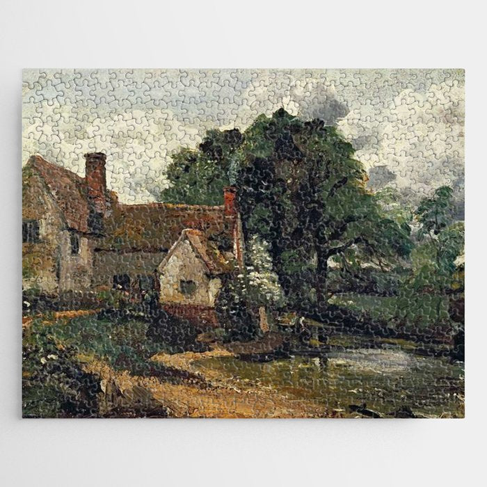 Vintage painting of a house by John Constable Jigsaw Puzzle Gallery Image 1
