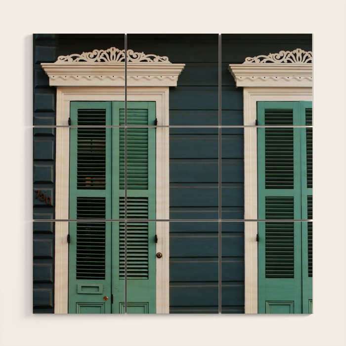 New Orleans Creole Cottage Wood Wall Art