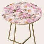 Lush Pink Tropical Flowers I Side Table Gallery Image 2