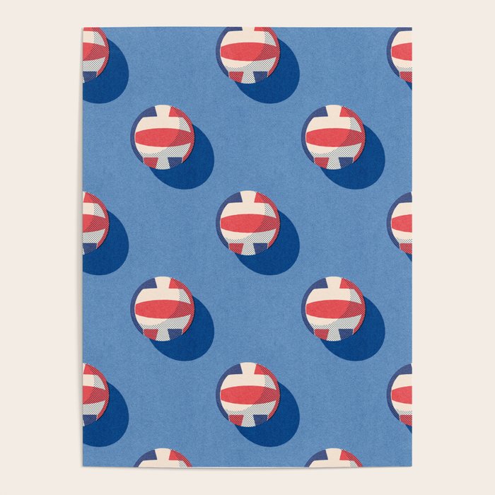 BALLS Volleyball - pattern Poster Gallery Image 4