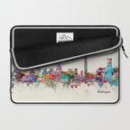 Washington dc skyline Laptop Sleeve Gallery Image 2