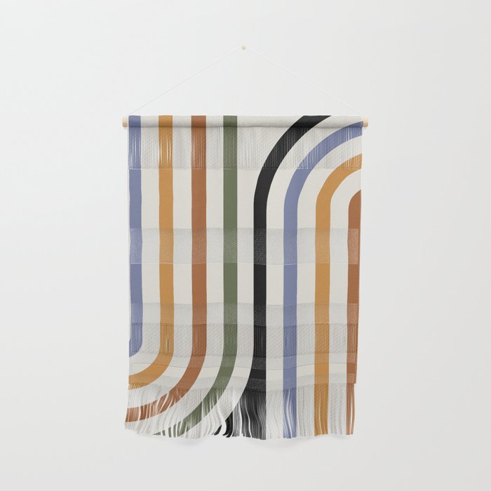 Bold Curvature Stripes VIII Wall Hanging Gallery Image 1