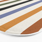 Bold Curvature Stripes VIII Bath Mat Gallery Image 3