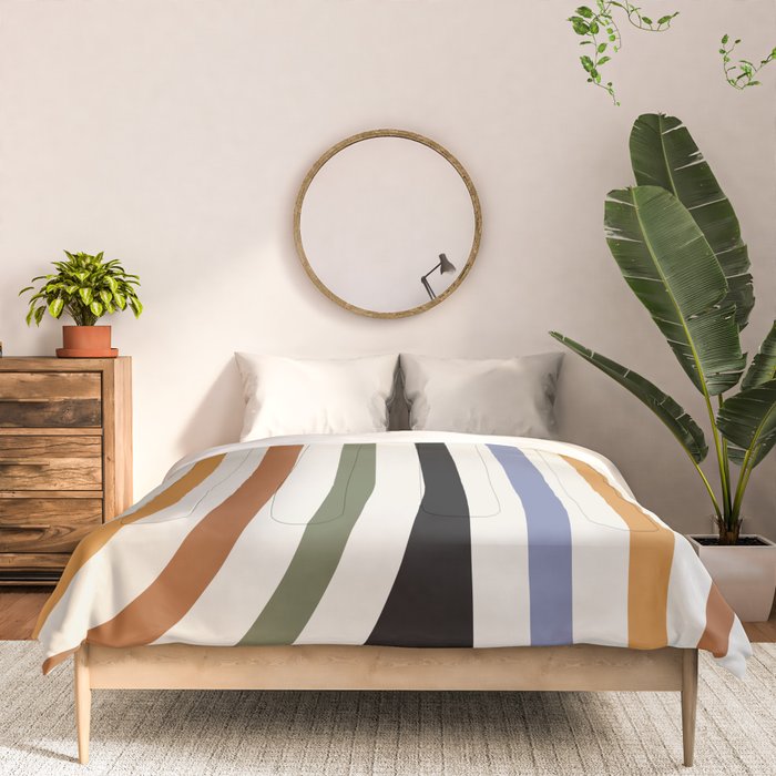 Bold Curvature Stripes VIII Comforter Gallery Image 3