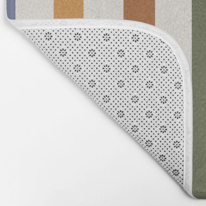 Bold Curvature Stripes VIII Bath Mat Gallery Image 2