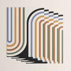 Bold Curvature Stripes VIII Wrapping Paper Gallery Image 3