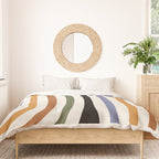 Bold Curvature Stripes VIII Duvet Cover Gallery Image 3
