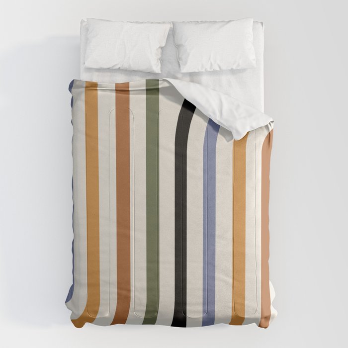 Bold Curvature Stripes VIII Comforter Gallery Image 6