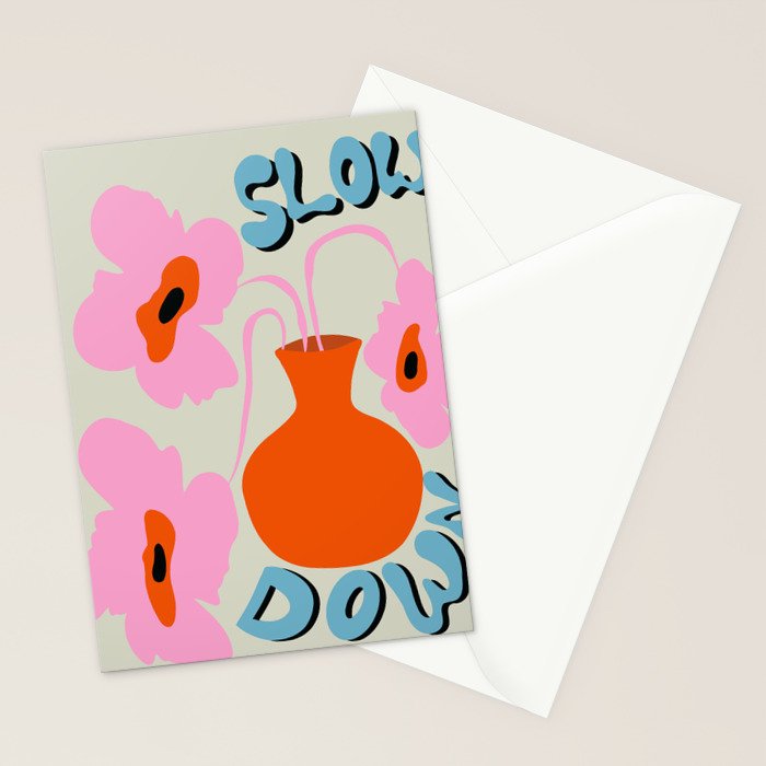 Slow Down Stationery Card Gallery Image 2