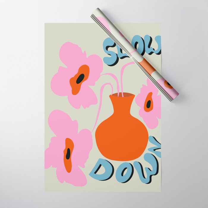 Slow Down Wrapping Paper Gallery Image 1