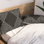Geo (Black) Pillow Sham Gallery Image 2