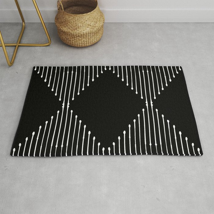 Geo (Black) Rug Gallery Image 1