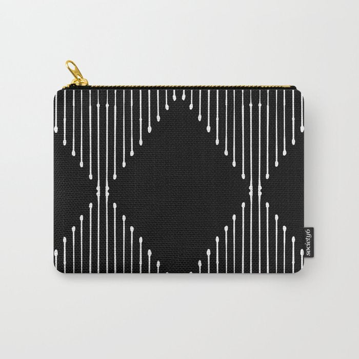 Geo (Black) Carry All Pouch Gallery Image 1