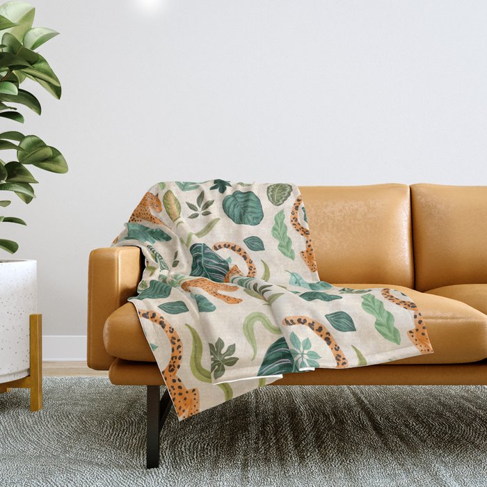 Botanical Garden Throw Blanket Gallery Image 1