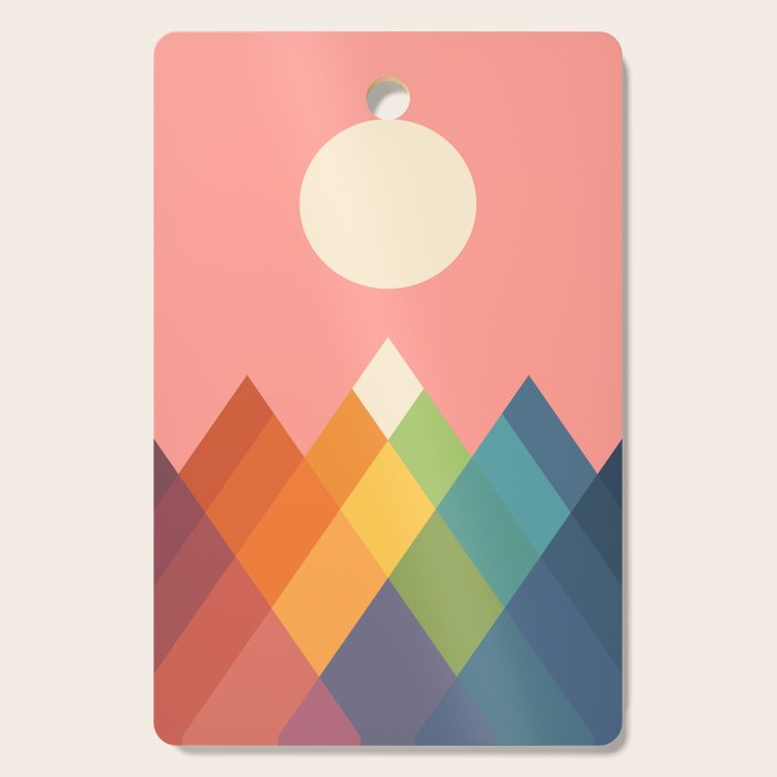 Rainbow Peak Cutting Board Gallery Image 1