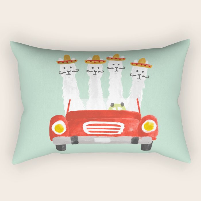 The four amigos Rectangular Pillow Gallery Image 2