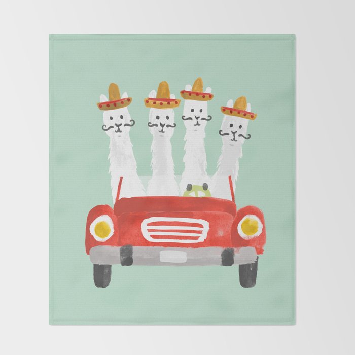 The four amigos Throw Blanket Gallery Image 2